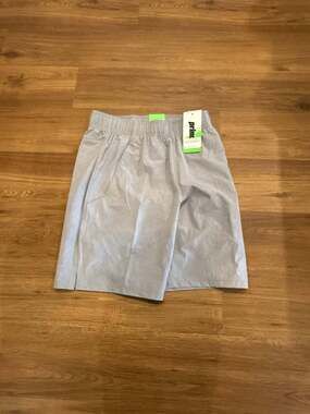 Prince Match 9-inch Inseam Men's Woven Athletic Shorts, Heather Gray